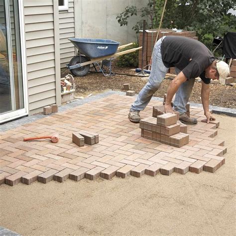 Paving a Patio: How to Lay Pavers for a DIY Patio .